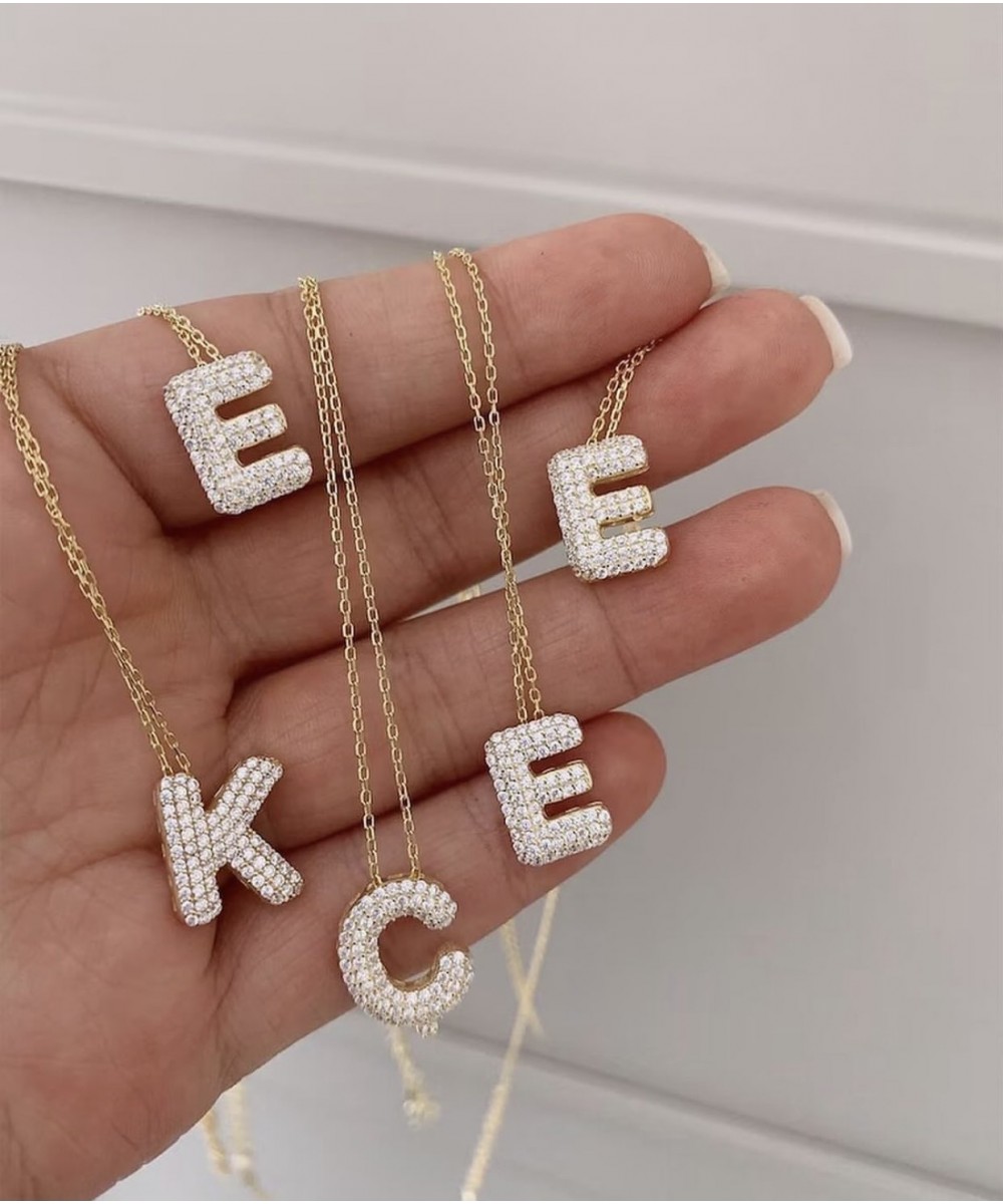 Taşlı Harf Kolye Modellerimiz Taşlı Harf Kolye Modellerimiz