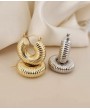 Gold Renk Salyangoz Küpe Modelimiz Gold Renk Salyangoz Küpe Modelimiz