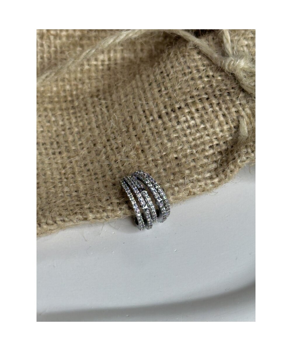 Silver Renk Taşlı Earcuff Silver Renk Taşlı Earcuff