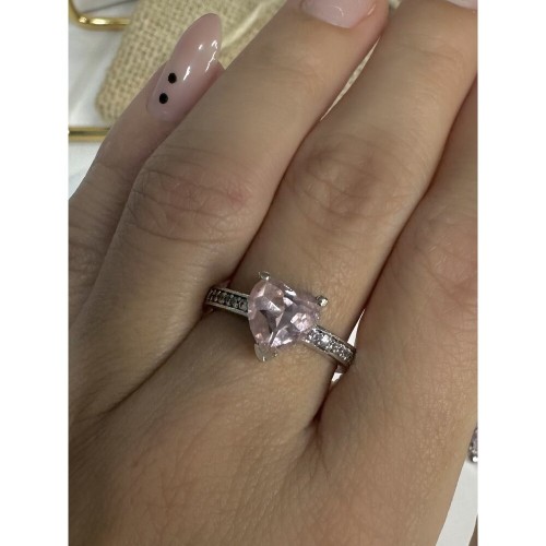 Silver Renk Kalp Yüzük Silver Renk Kalp Yüzük