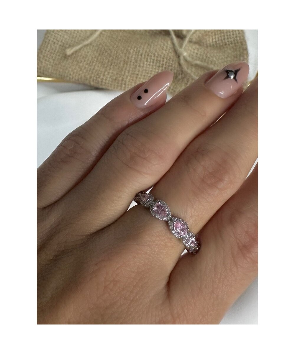 Silver Renk Pembe Yüzük Silver Renk Pembe Yüzük