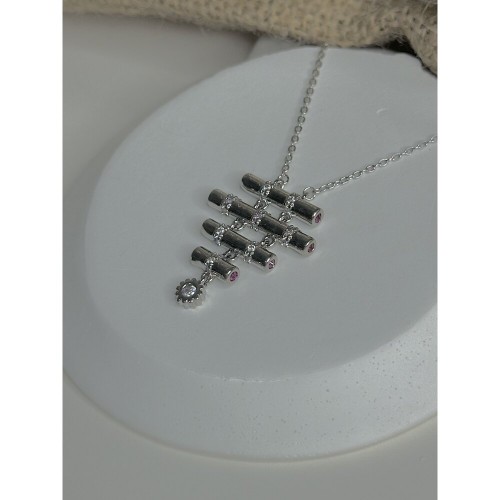 Silver Renk Trend Kolye Silver Renk Trend Kolye