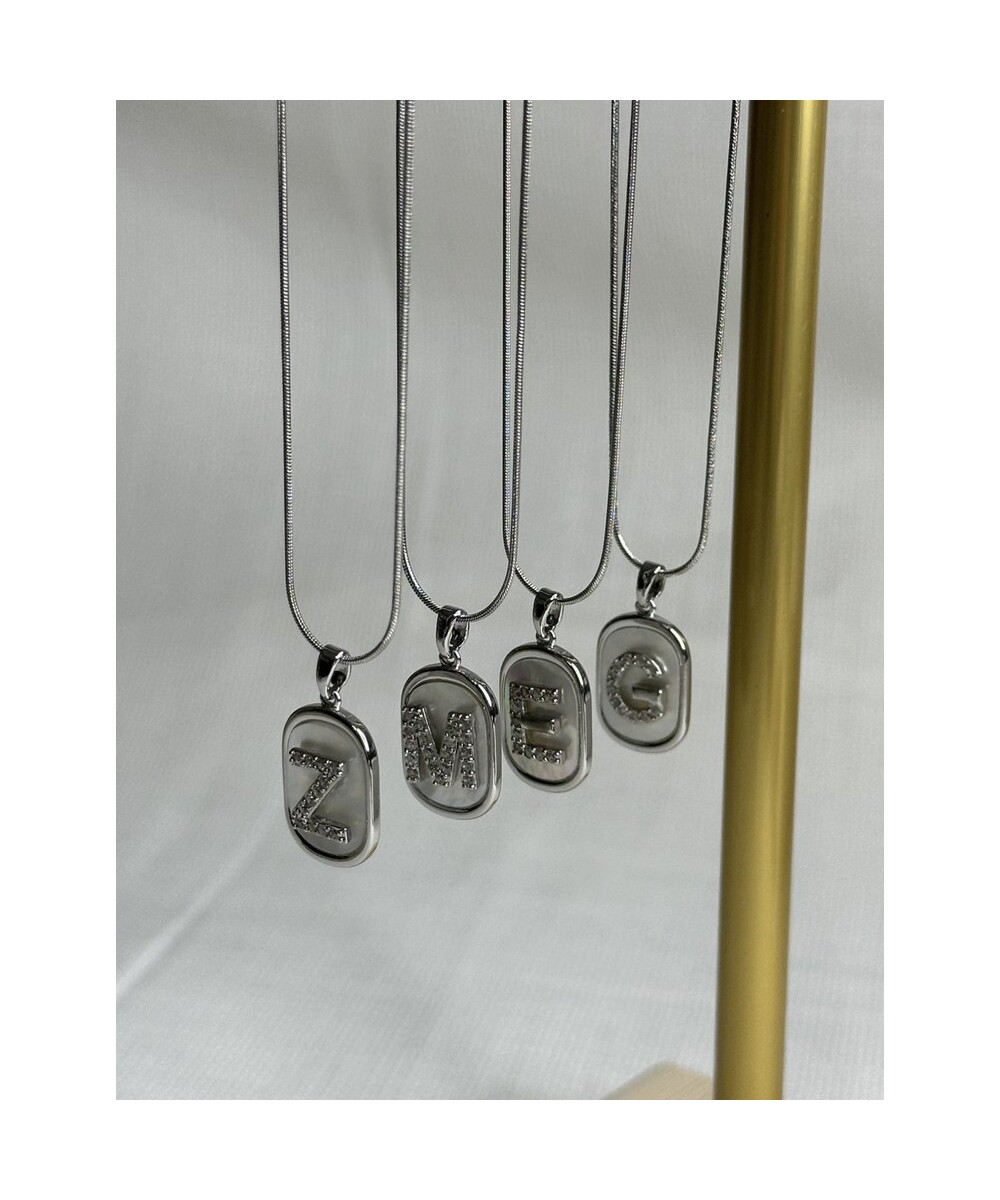 Silver Renk Harf Kolye Silver Renk Harf Kolye