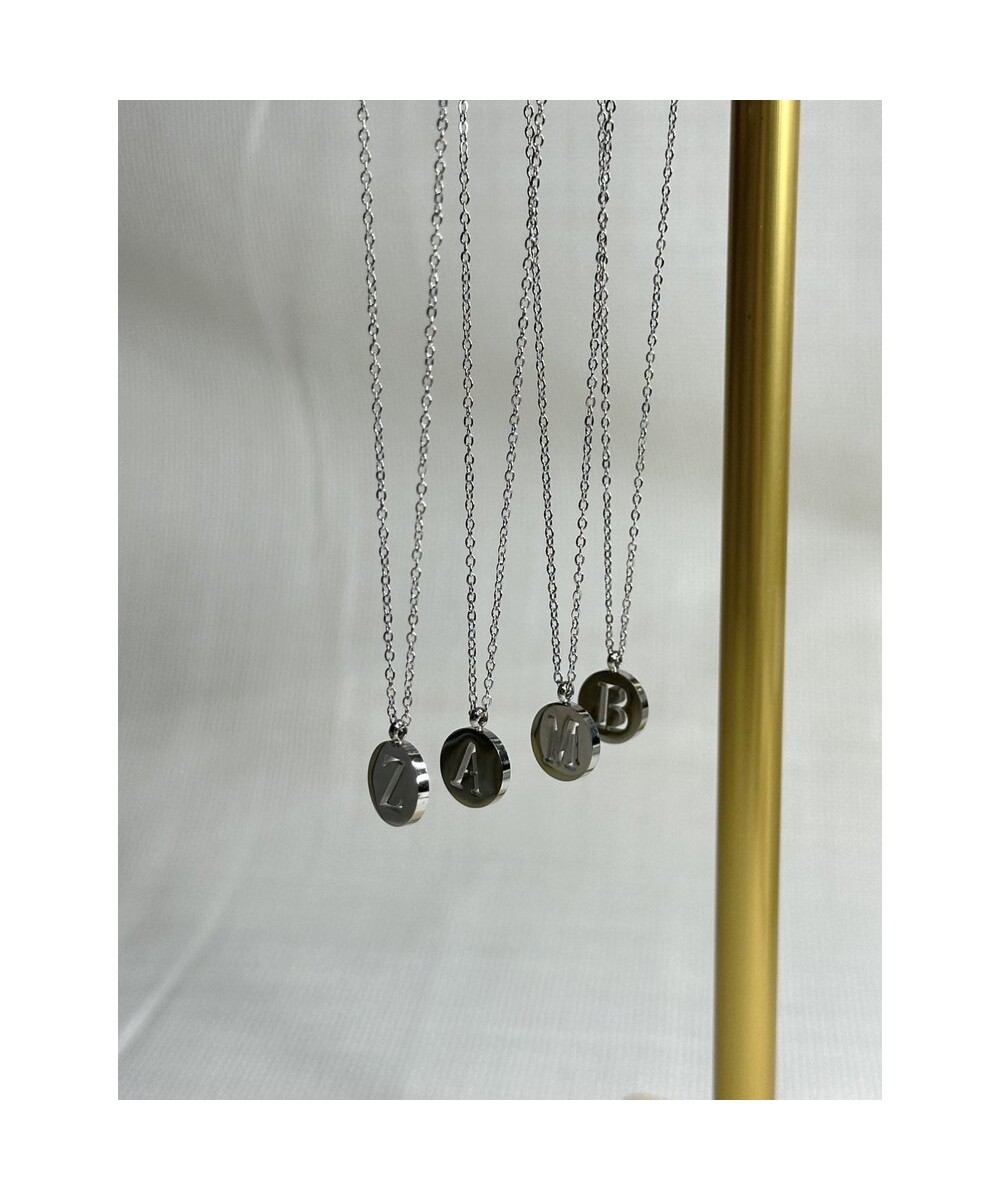Silver Renk Harf Kolye Silver Renk Harf Kolye