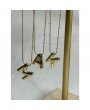 Gold Renk Balon Harf Kolye Gold Renk Balon Harf Kolye