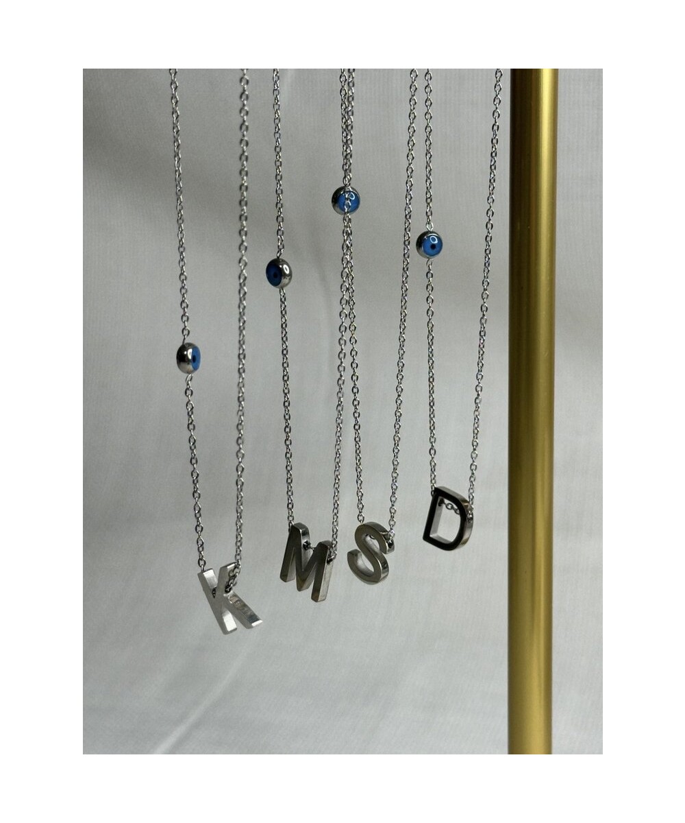 Silver Renk Harf Kolye Silver Renk Harf Kolye