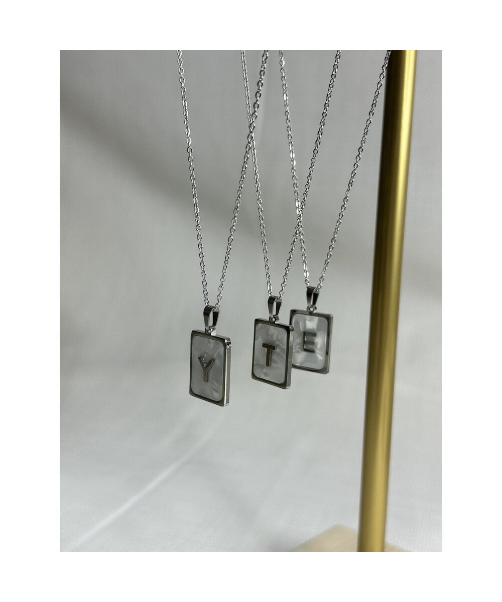 Silver Renk Harf Kolye Silver Renk Harf Kolye