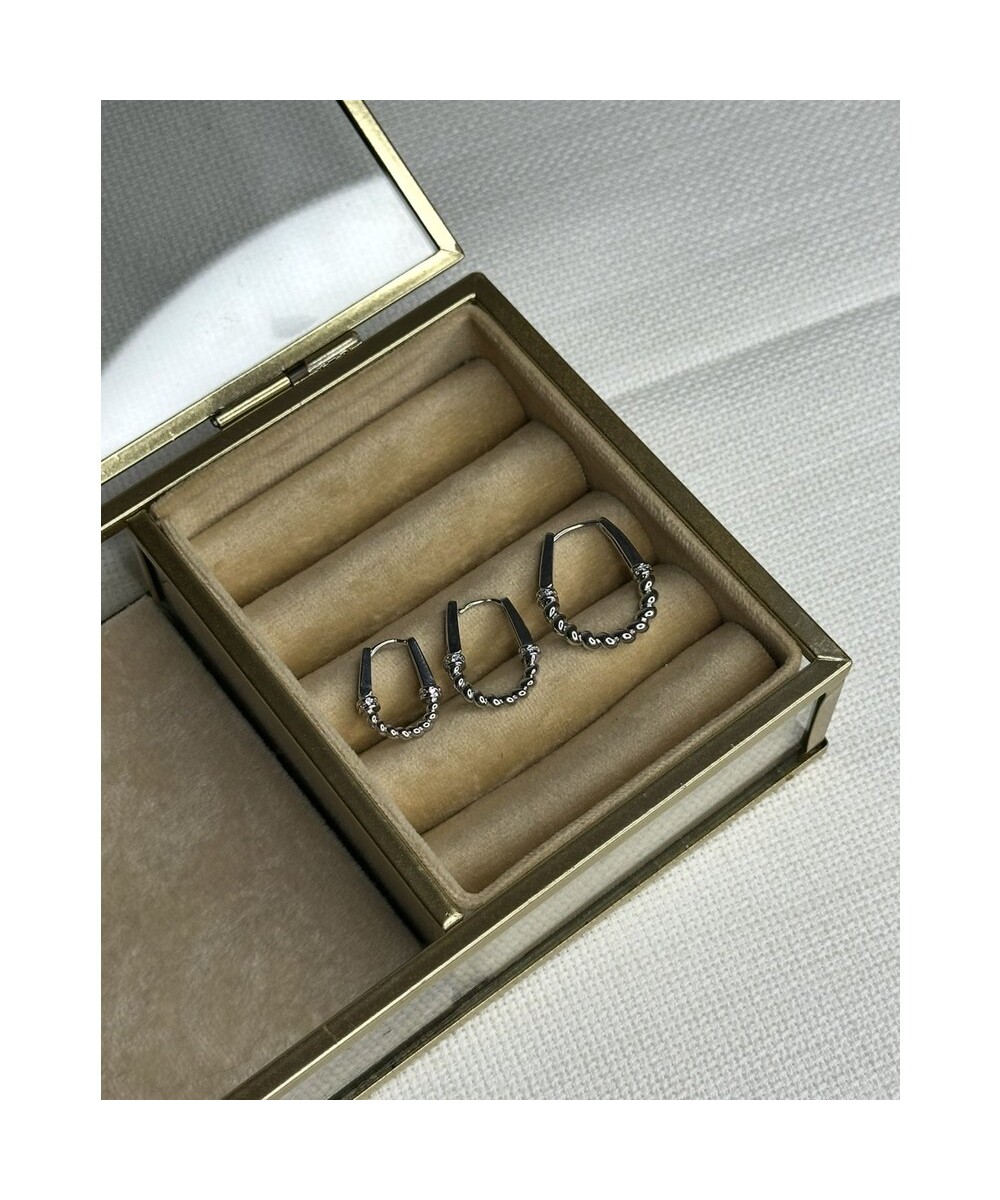 Silver Renk Renk 3’Lü Küpe Silver Renk Renk 3’Lü Küpe