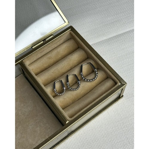 Silver Renk Renk 3’Lü Küpe Silver Renk Renk 3’Lü Küpe