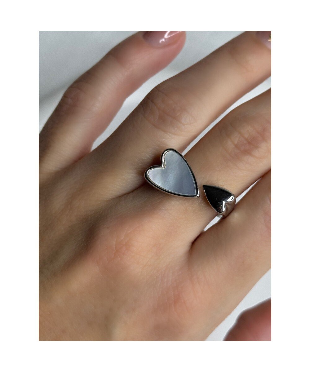 Silver Renk Kalp Yüzük Silver Renk Kalp Yüzük