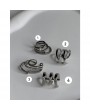 Silver Renk Earcuf ( Kıkırdak Küpesi ) Silver Renk Earcuf ( Kıkırdak Küpesi )