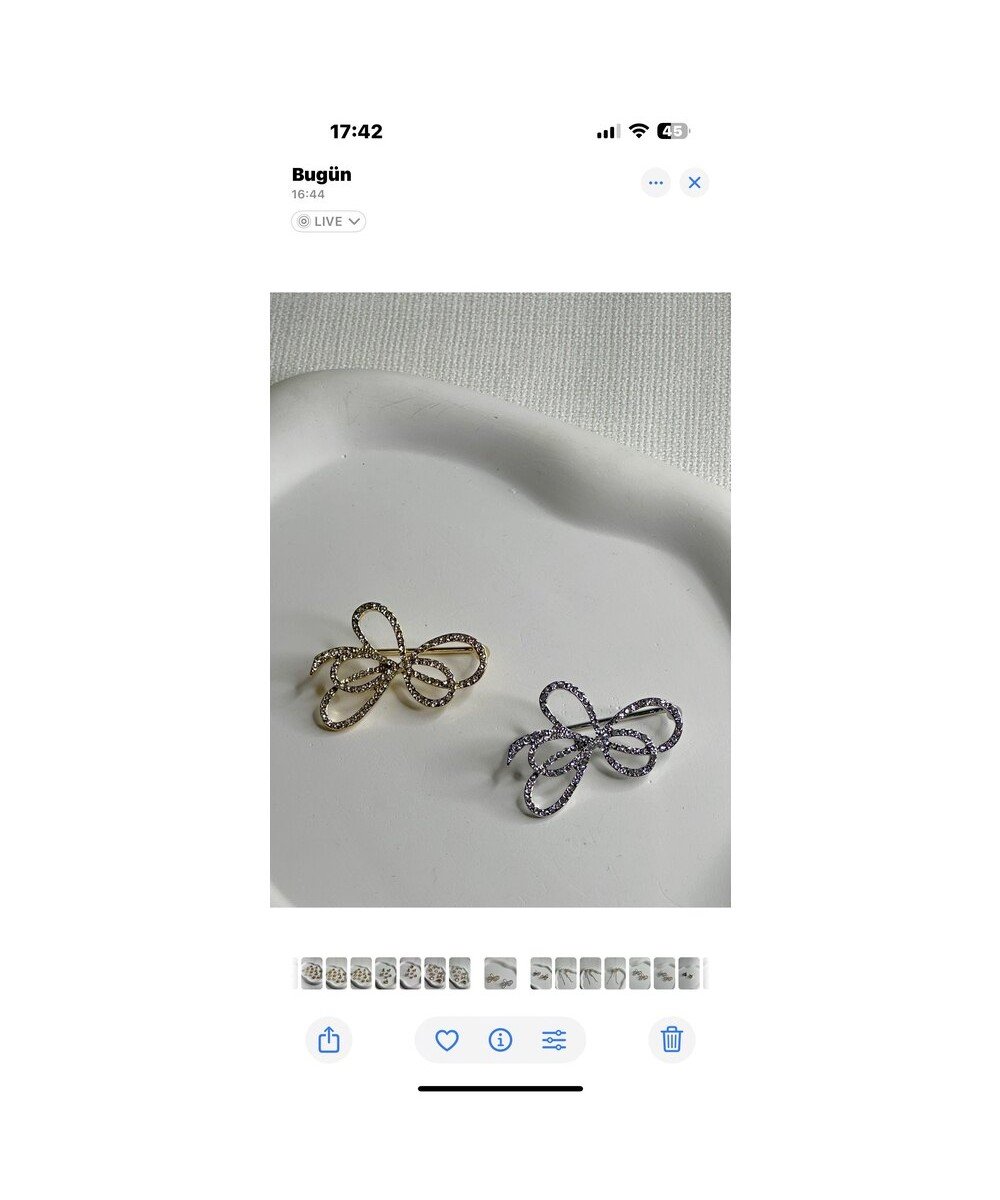Kurdele Earcuff Küpe ( Kıkırdak Küpesi ) Kurdele Earcuff Küpe ( Kıkırdak Küpesi )